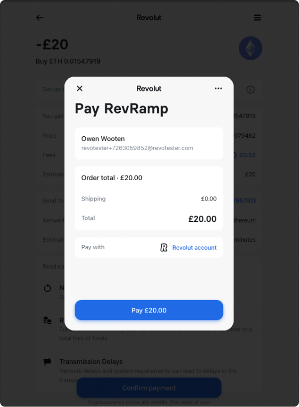 Payment - Revolut