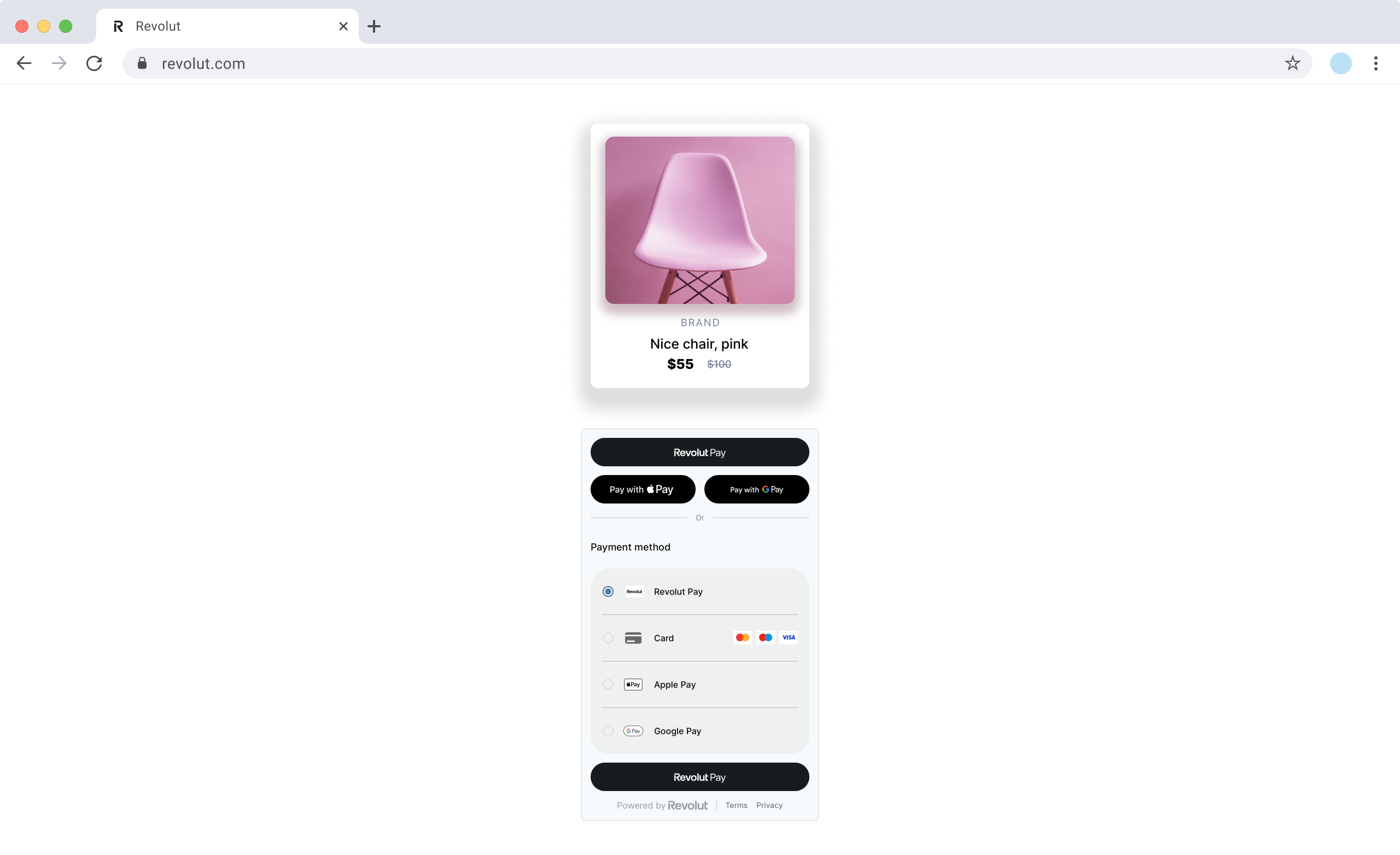 Revolut Checkout